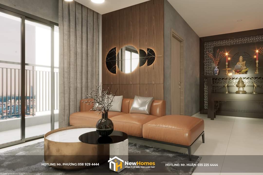 Tone màu trung tính giúp không gian sống trở nên hiện đại và sang trọng hơn