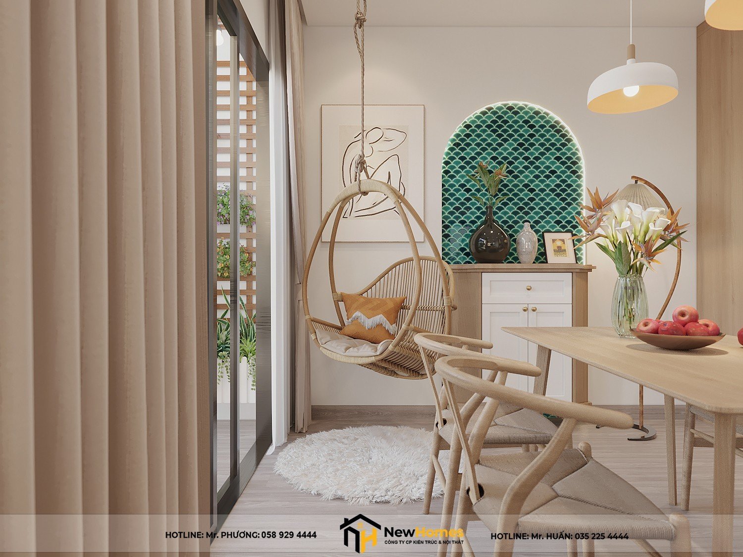 Ánh sáng tự nhiên và nhân tạo là 2 yếu tố quan trọng trong các thiết kế nội thất Bắc Âu